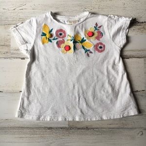 Zara top with embroidery 12-18 Months
